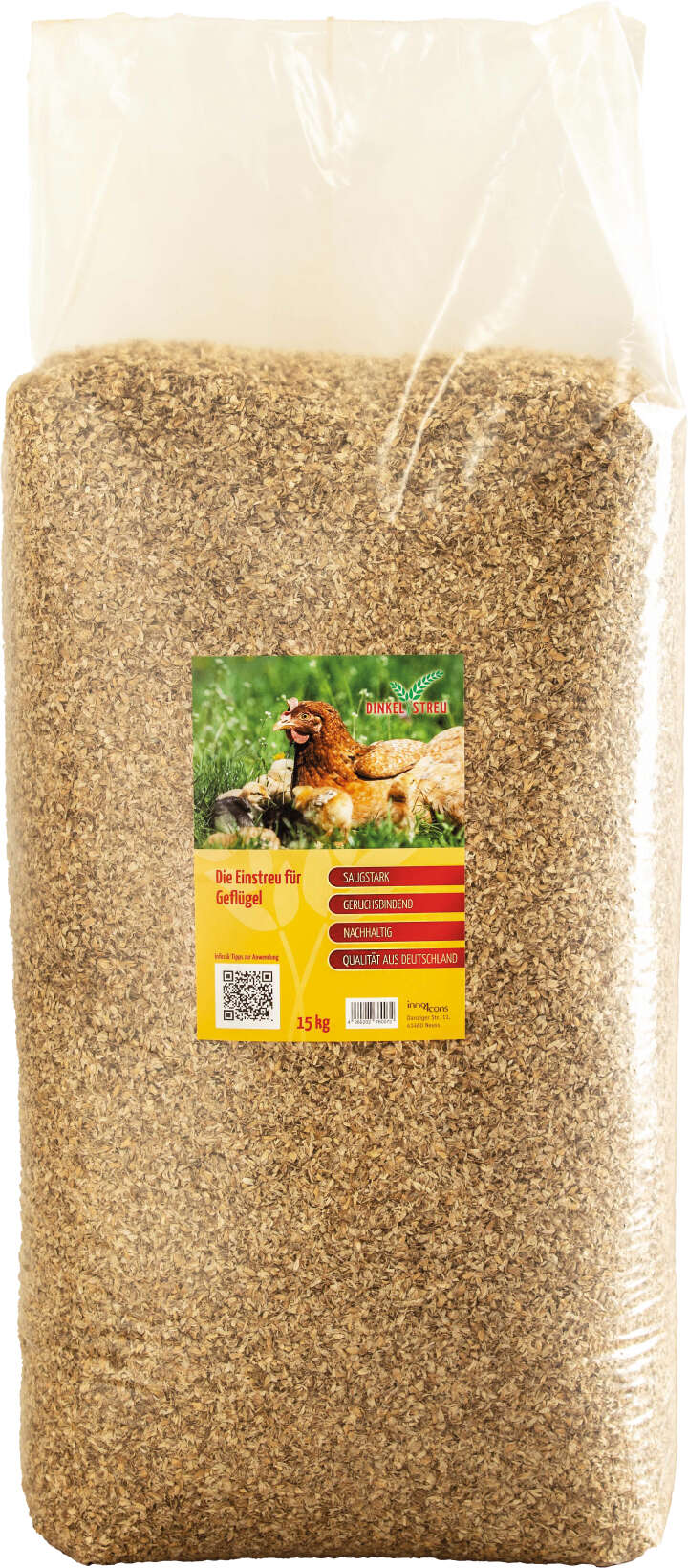 Dinkeleinstreu 15 kg